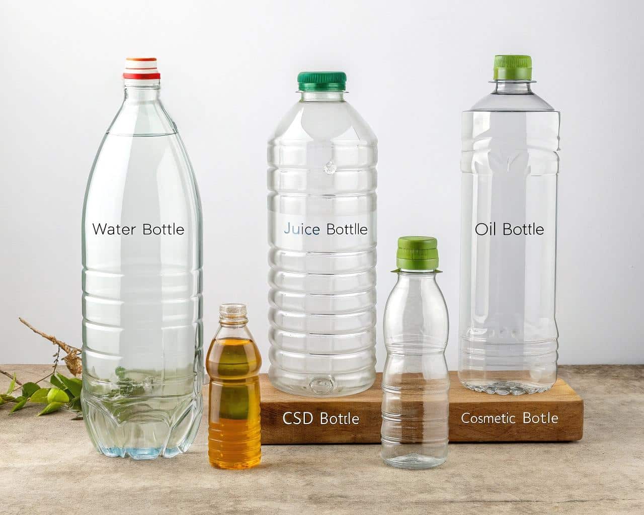 Collection Of Pet Bottles Suitable For Semi-Auto Blowing