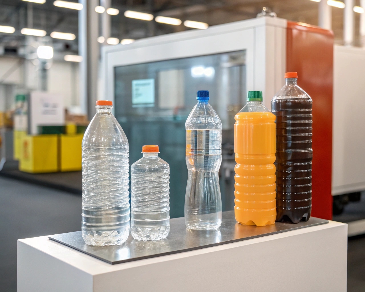 Various Pet Bottle Sizes From A Semi-Auto Machine