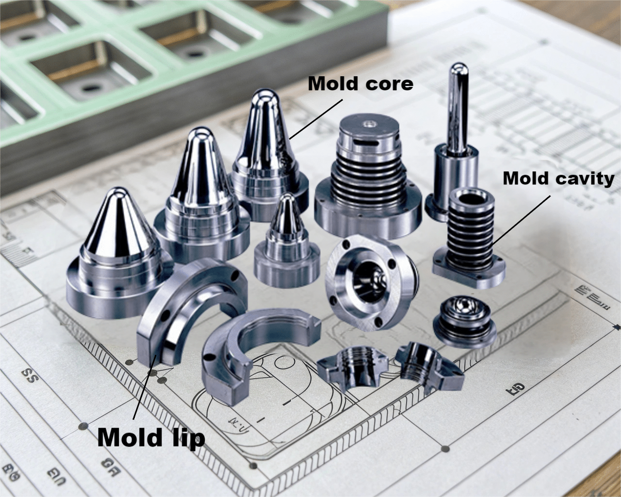 Fs136 Steel For Pet Preform Mould Core And Cavity