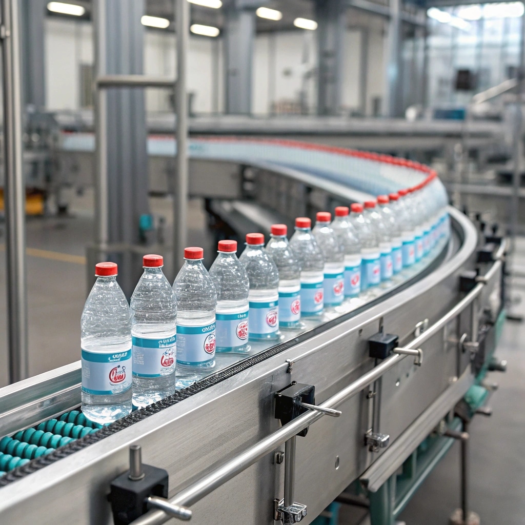 A High-Speed Rotary Labeling Machine In Action