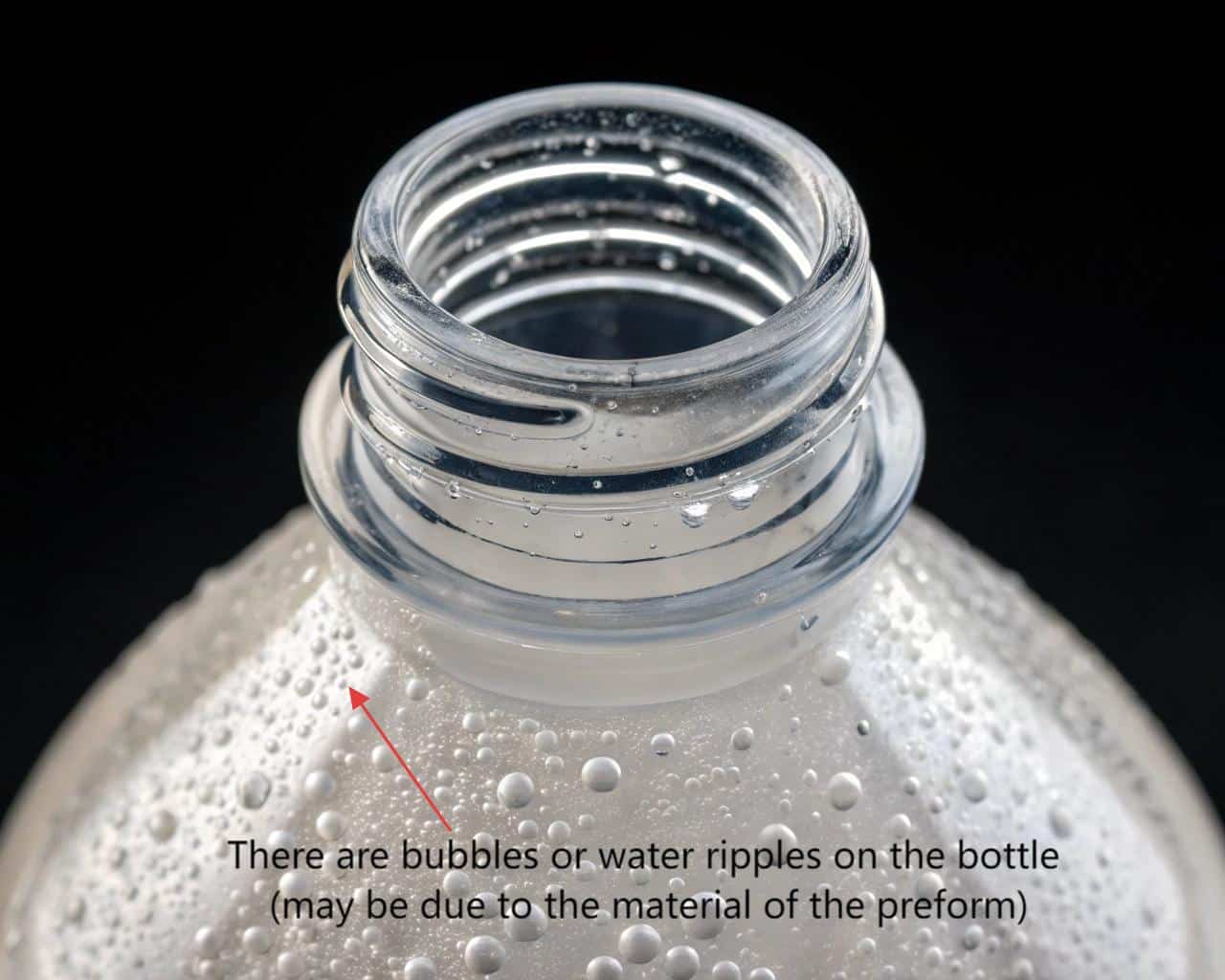 Black Spots On Pet Bottle