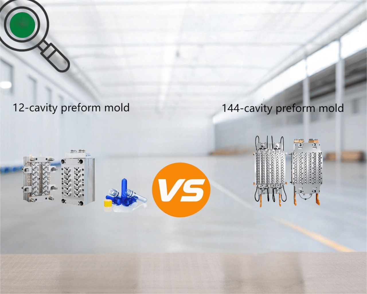 Various Types Of Pet Preform Moulds Or Schematics