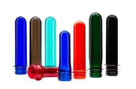 A Collection Of Different Colored Pet Preforms