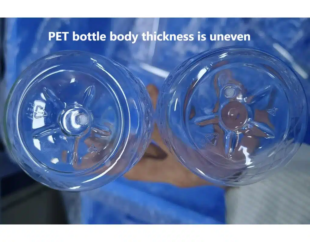 Bottle With Uneven Wall Thickness