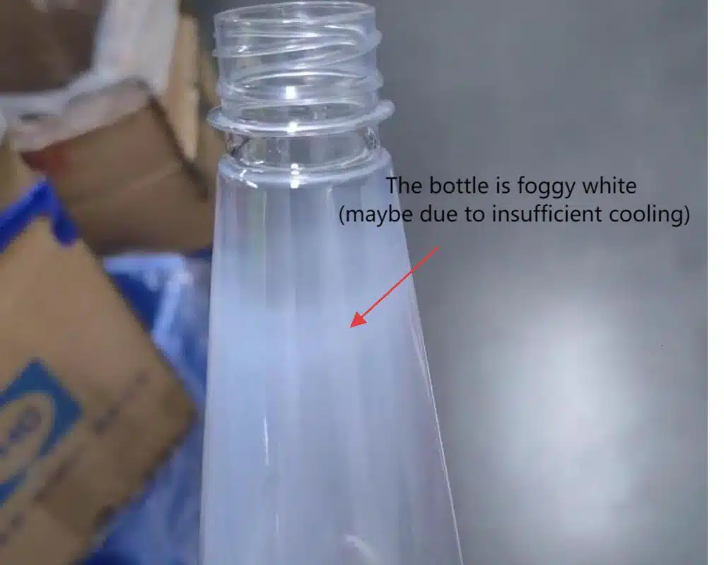 Whitish Bottom On Pet Bottle