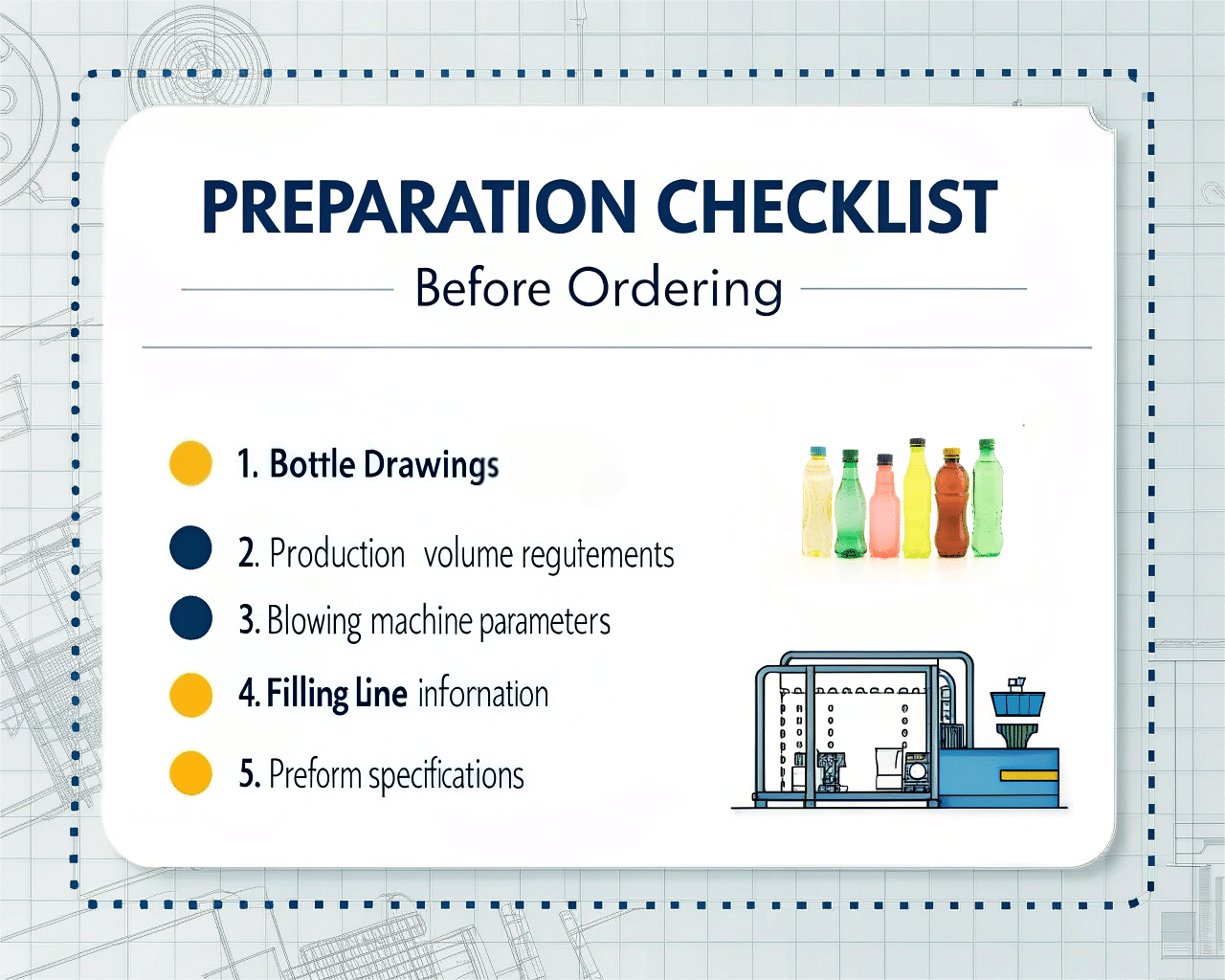 A Checklist Of Required Information For Ordering A Custom Mold