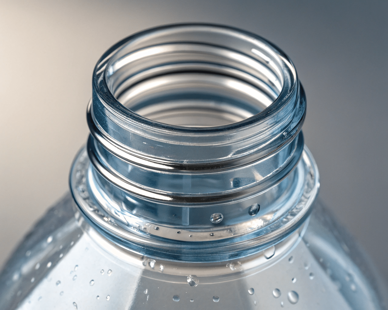 Close-Up Of A Perfect Pet Bottle Neck Finish