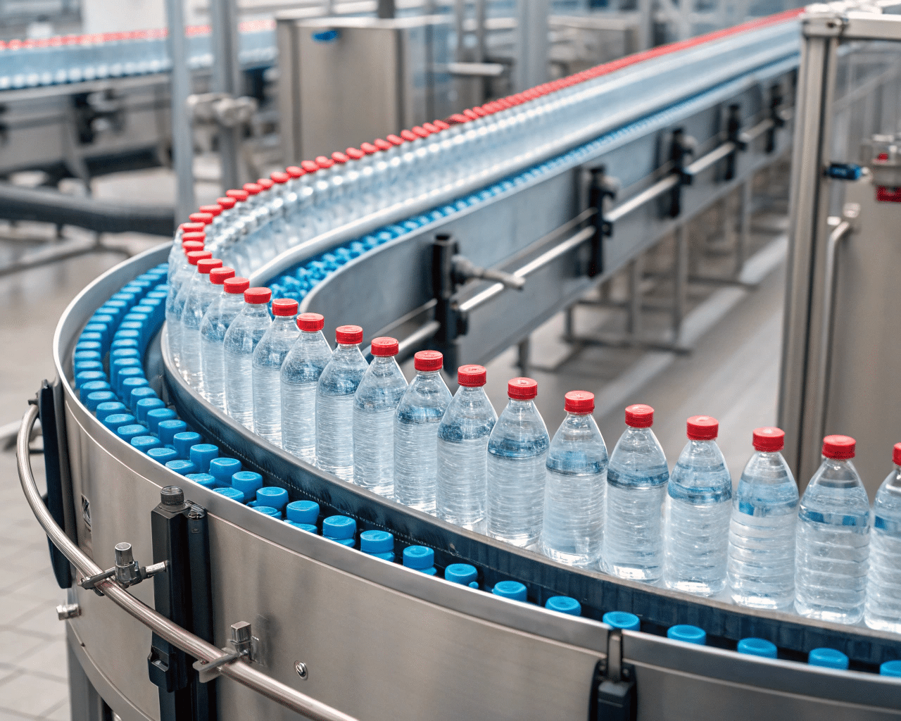 High-Speed Beverage Bottling Line