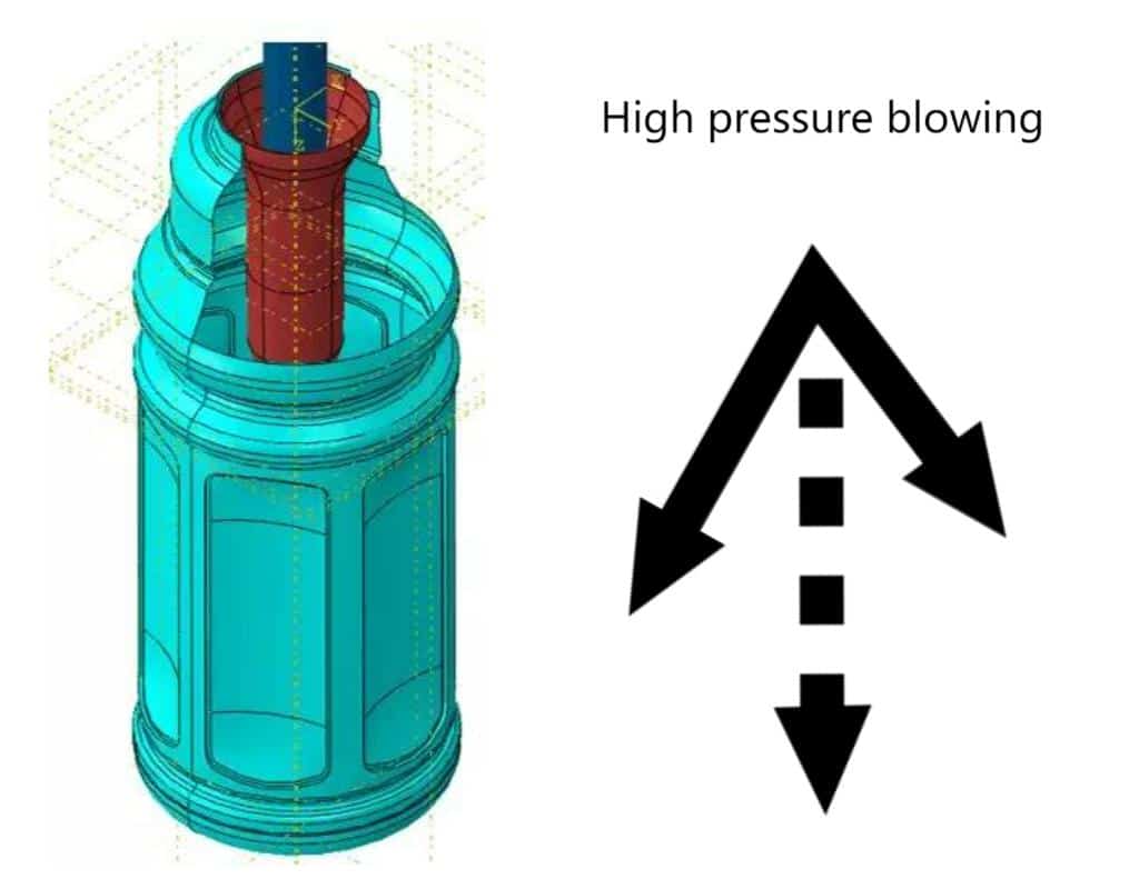 Graphic Showing Plastic Filling An Engraved Detail In A Mold