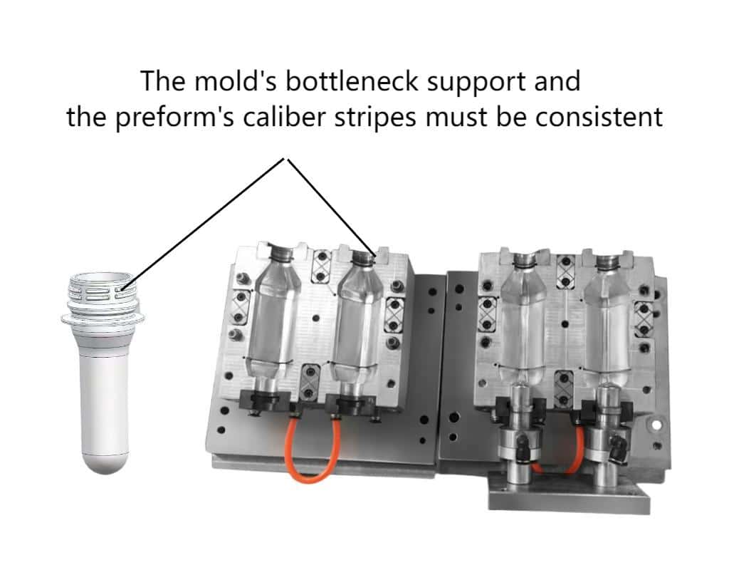 A Close-Up Of A Pet Preform'S Neck Finish And Threads
