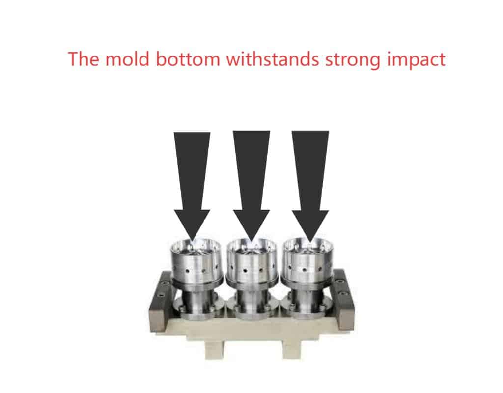 A Diagram Showing Forces Being Absorbed By The Steel Insert, Protecting The Aluminum Body.