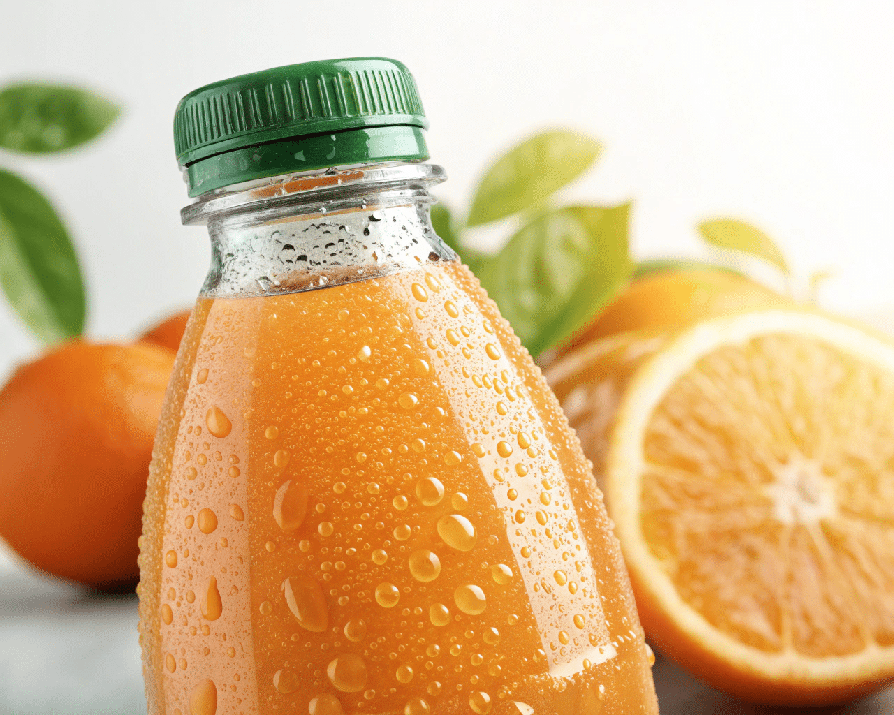 An Image Showing A Pet Bottle For Juice With A Wide 38Mm Neck, Designed To Resist Vacuum.