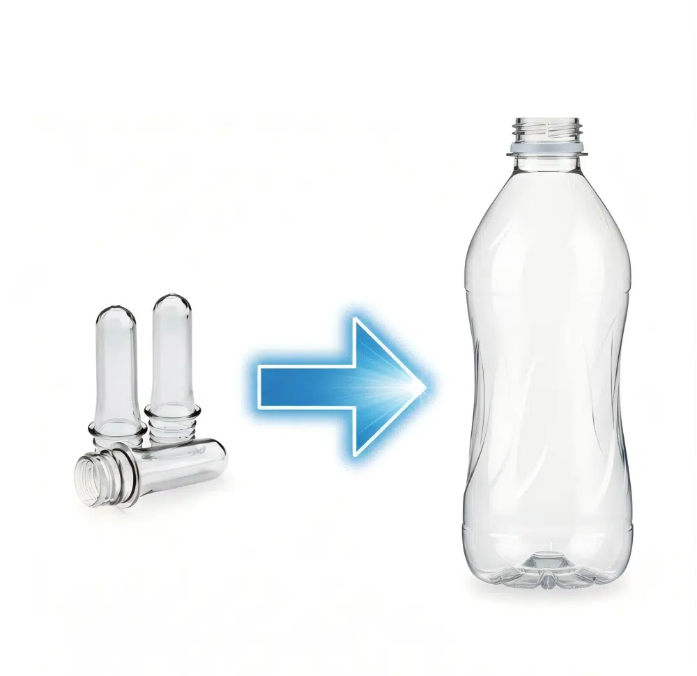 Pet Bottle Blowing Process 1
