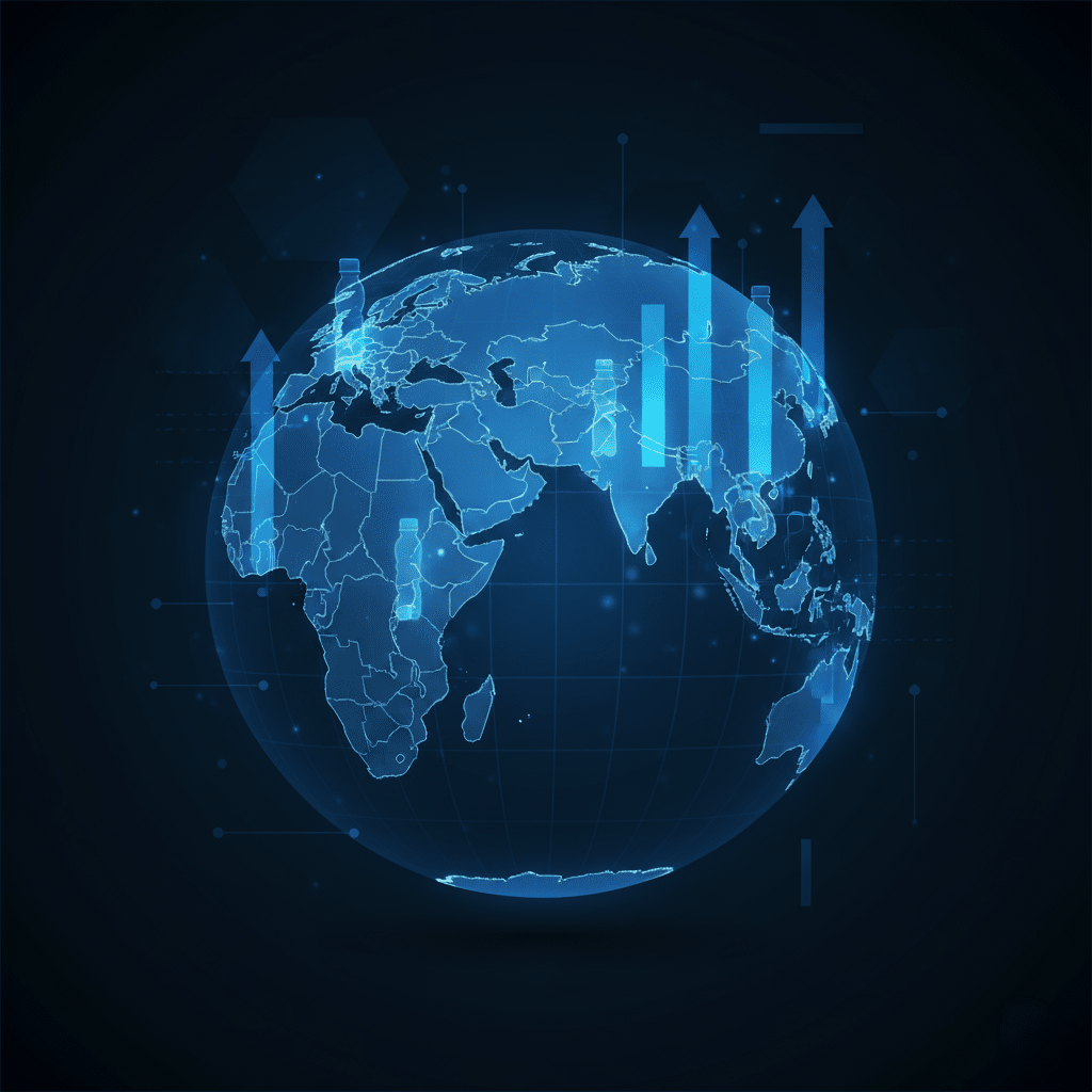 A World Map Showing Growing Demand For Pet Bottles In Emerging Markets