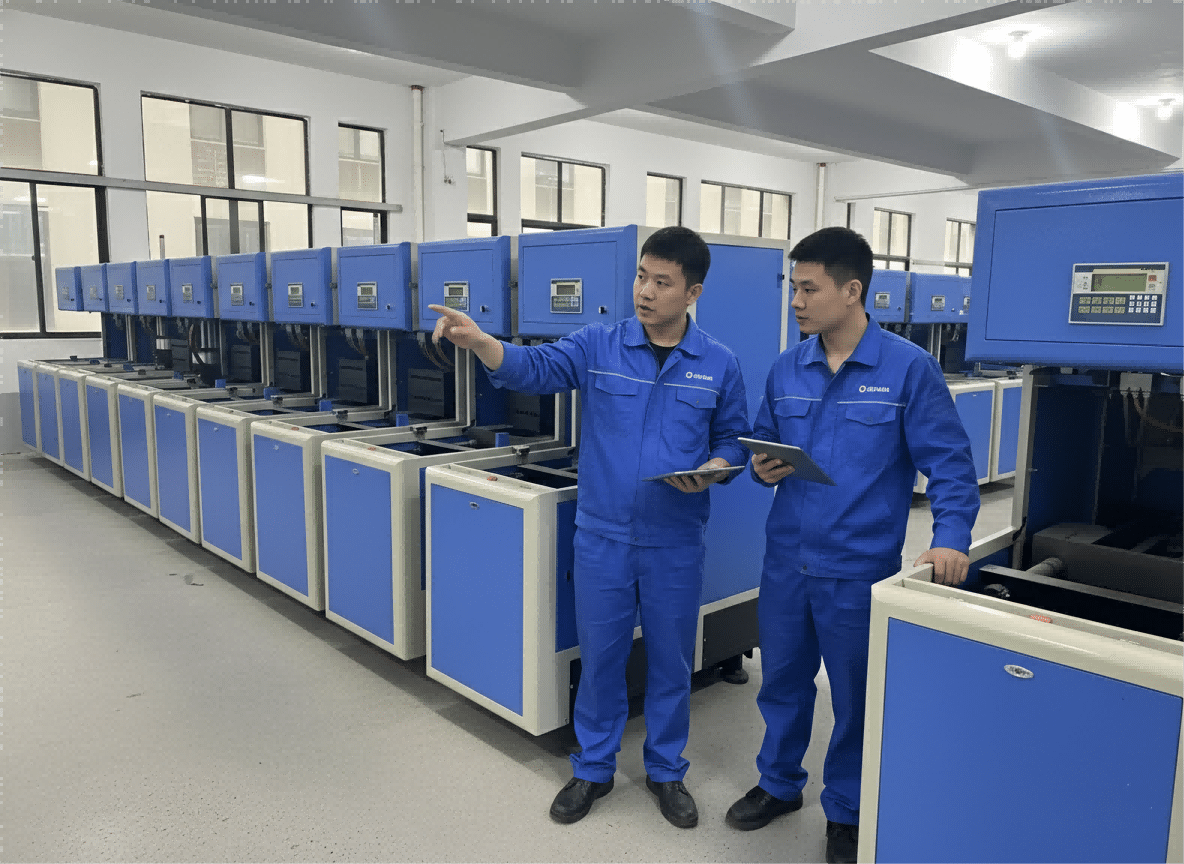 The Ibottler Factory Team Working On Pet Blow Molding Machines