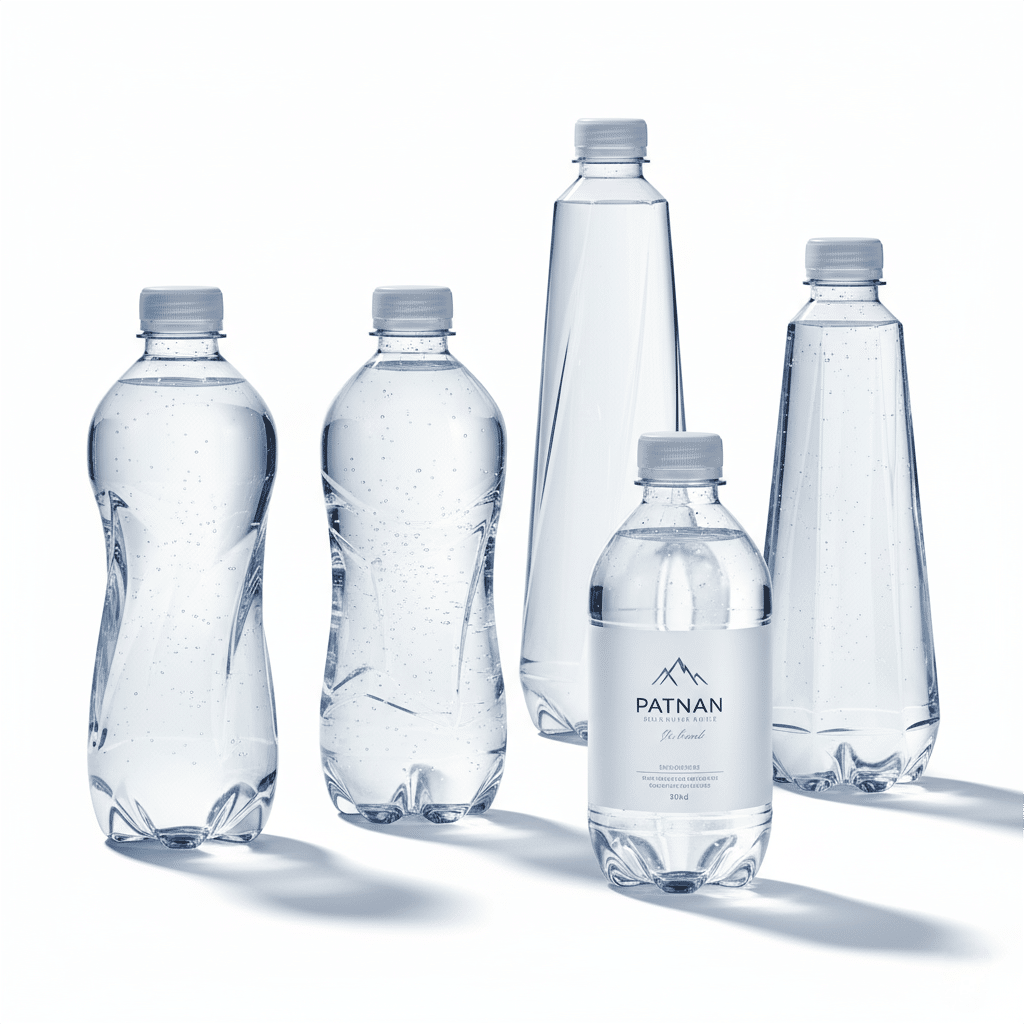 A Collection Of Different Pet Bottle Shapes And Sizes