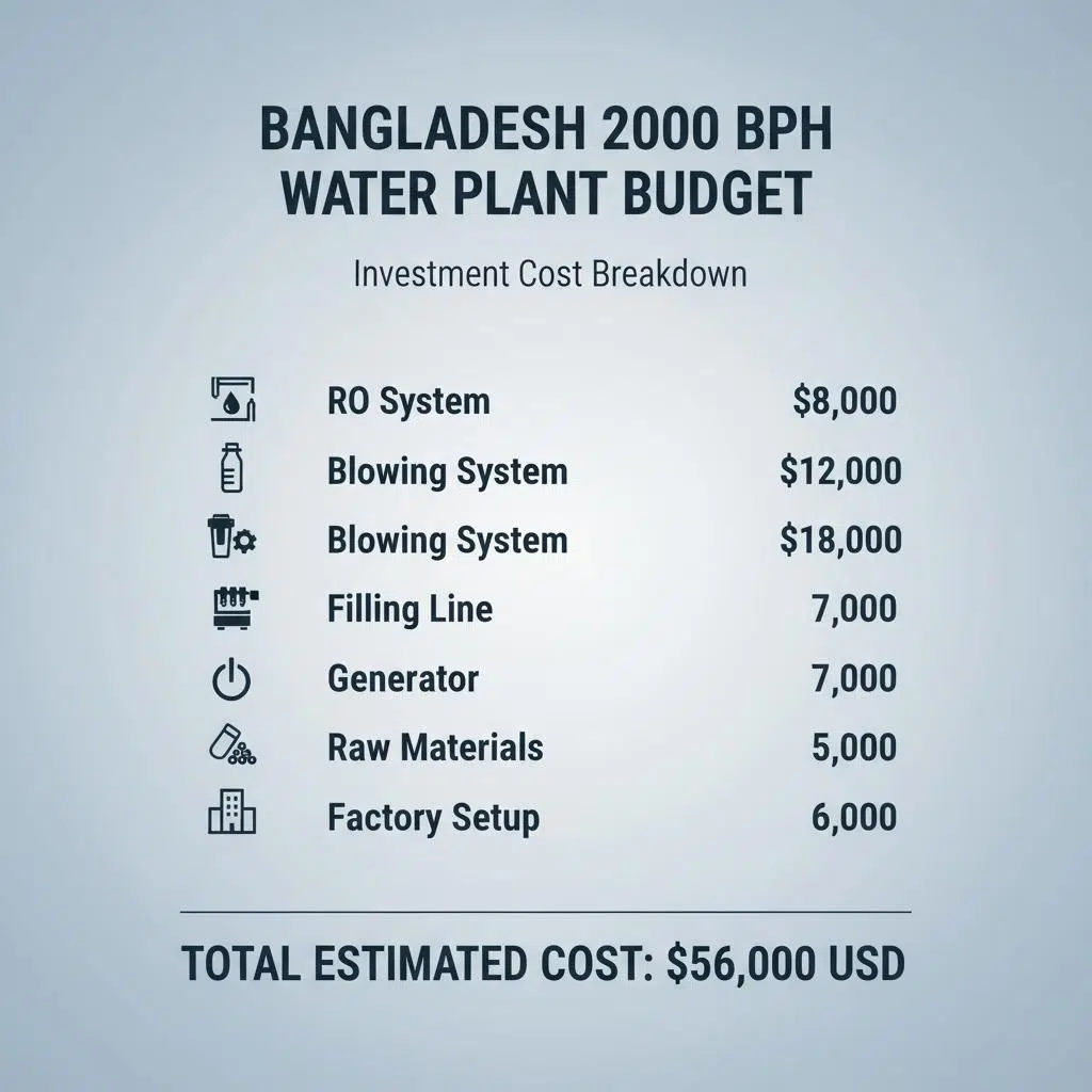 Small Mineral Water Plant Cost