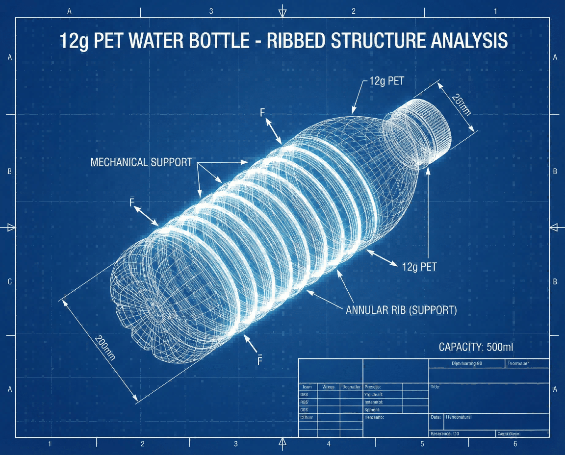 Cad Drawing Of Ribs Structure