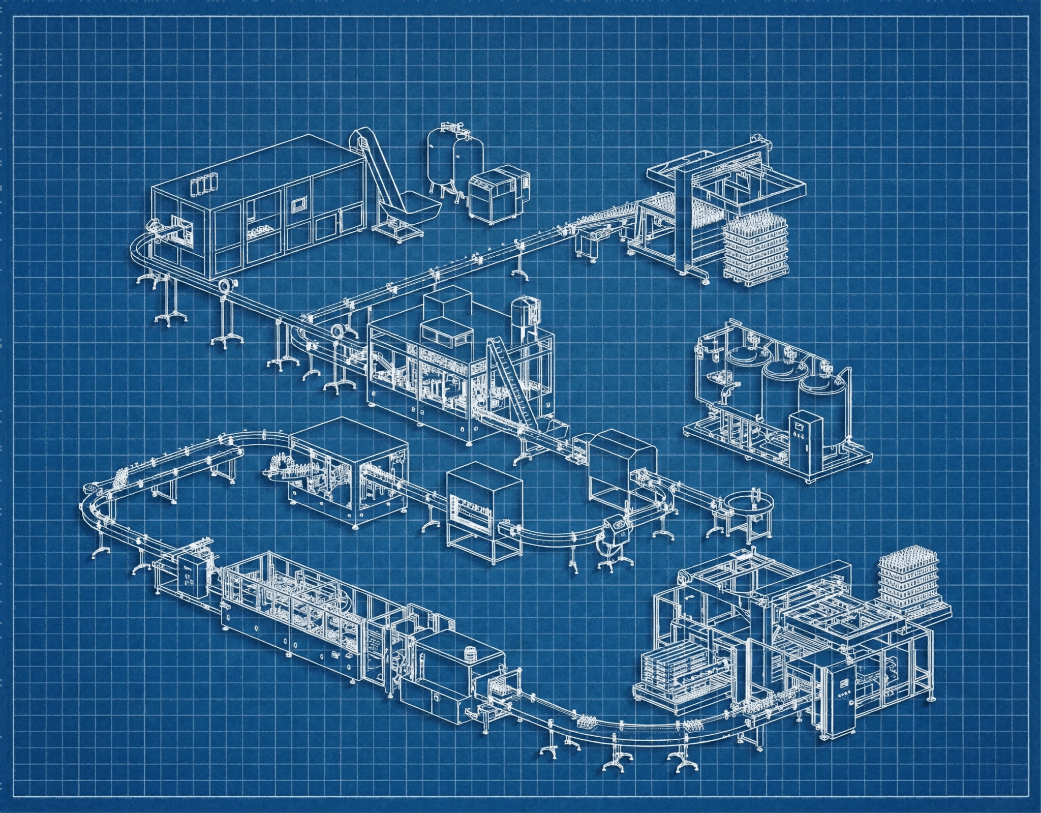 Pet Blowing Factory Layout Design
