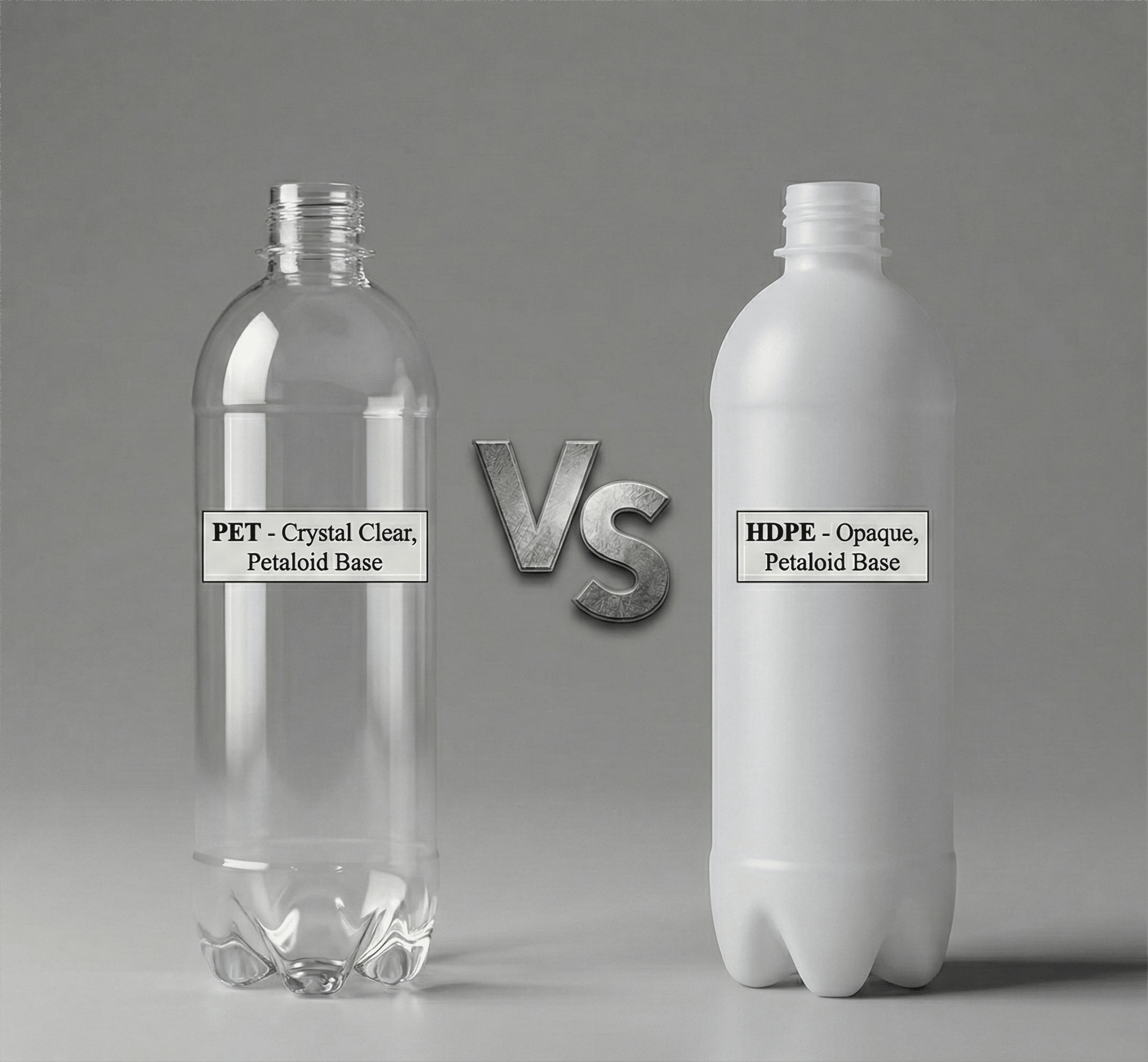 A Chart Comparing The Properties Of Pet And Hdpe